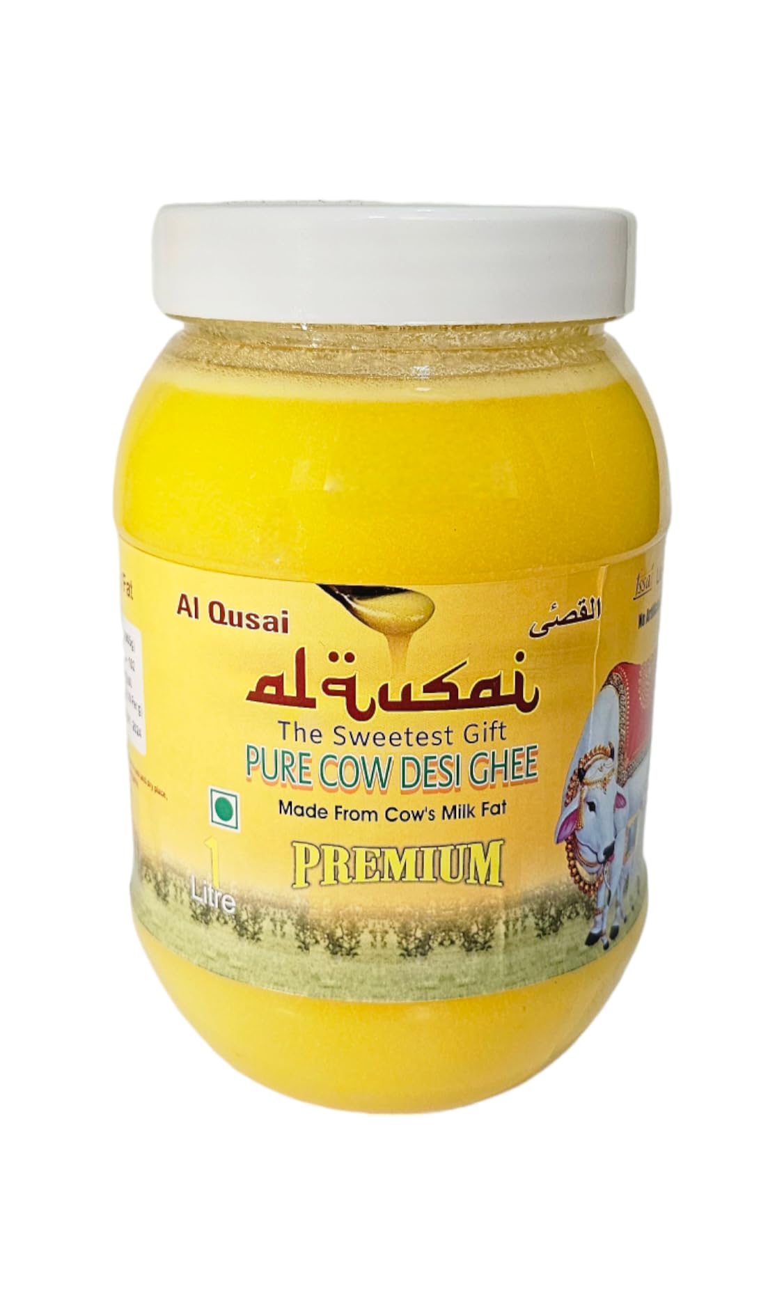 Al Qusai PURE COW DESI GHEE (MILK FAT) (905Gms) 1 Litre PET Bottle – Ghee for Cooking & Baking, Rich in Nutrients, Ideal for Keto & Indian Dishes, Pure & Authentic (B0CVBBRQDJ) Amazon Price History, Amazon Price Tracker
