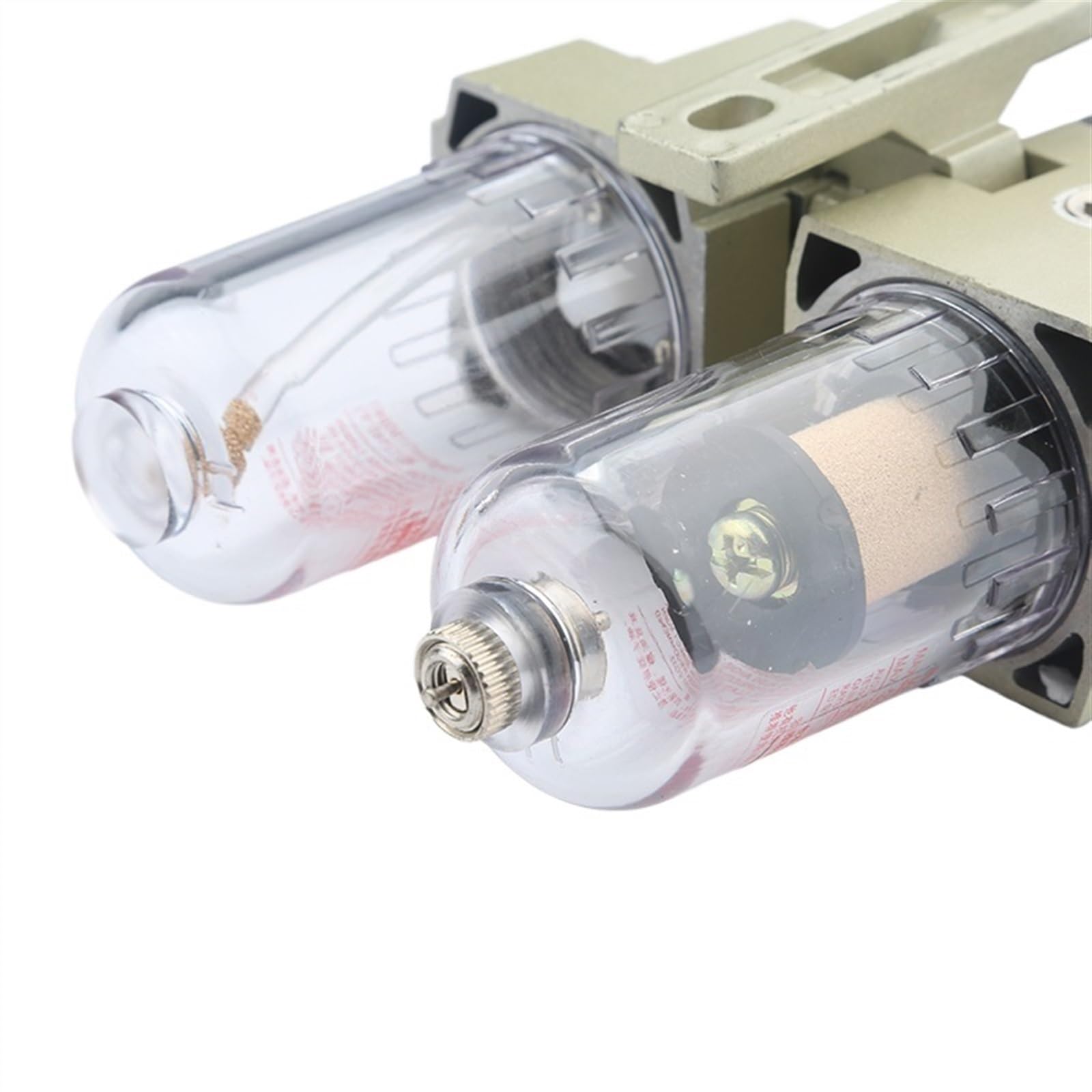 AFR2000 Pneumatyczny filtr regulator ciśnienia do uzdatniania powietrza, zawór redukujący ciśnienie sprężarki, przełącznik manometru, separator oleju i wody (AC-2010-02, otwór złącza 10)