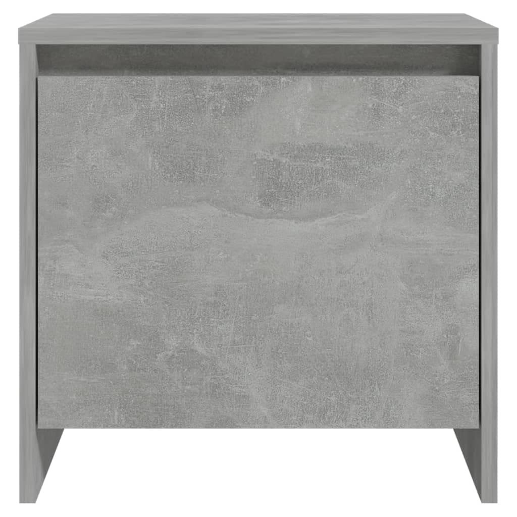 vidaXL Szafki nocne, 2 szt., szarość betonu, 45x34x44,5 cm