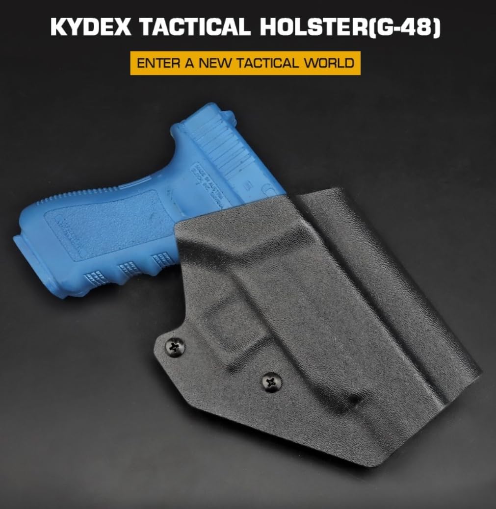 Peminkoo G1ock 48 Fondina per Pistola Leggera in Materiale Kydex, Fondina Tattica per Pistola, Fondina Militare per Caccia, Paintball, Softair
