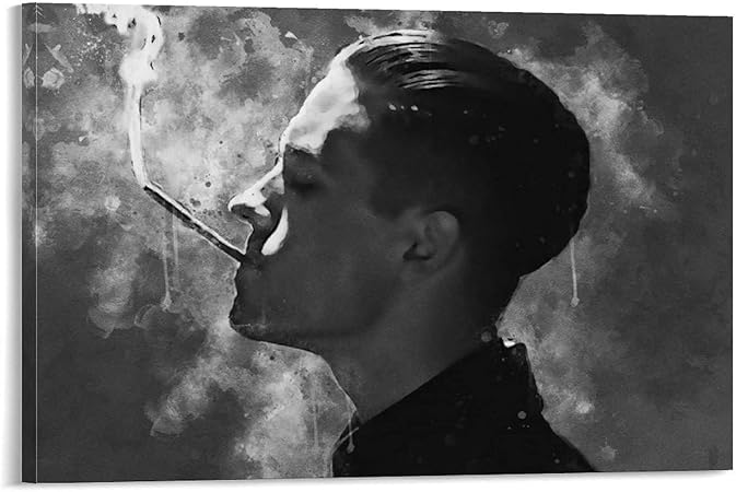 Amazon Co Jp 最高のラップシンガージー イージー ソウルヒップホップアート キャンバスポスター寝室の装飾スポーツ風景オフィスルームの装飾ギフト キャンバスポスター壁アートの装飾リビングルームの寝室の装飾のための絵画の印刷 x30inch 50x75cm ホーム