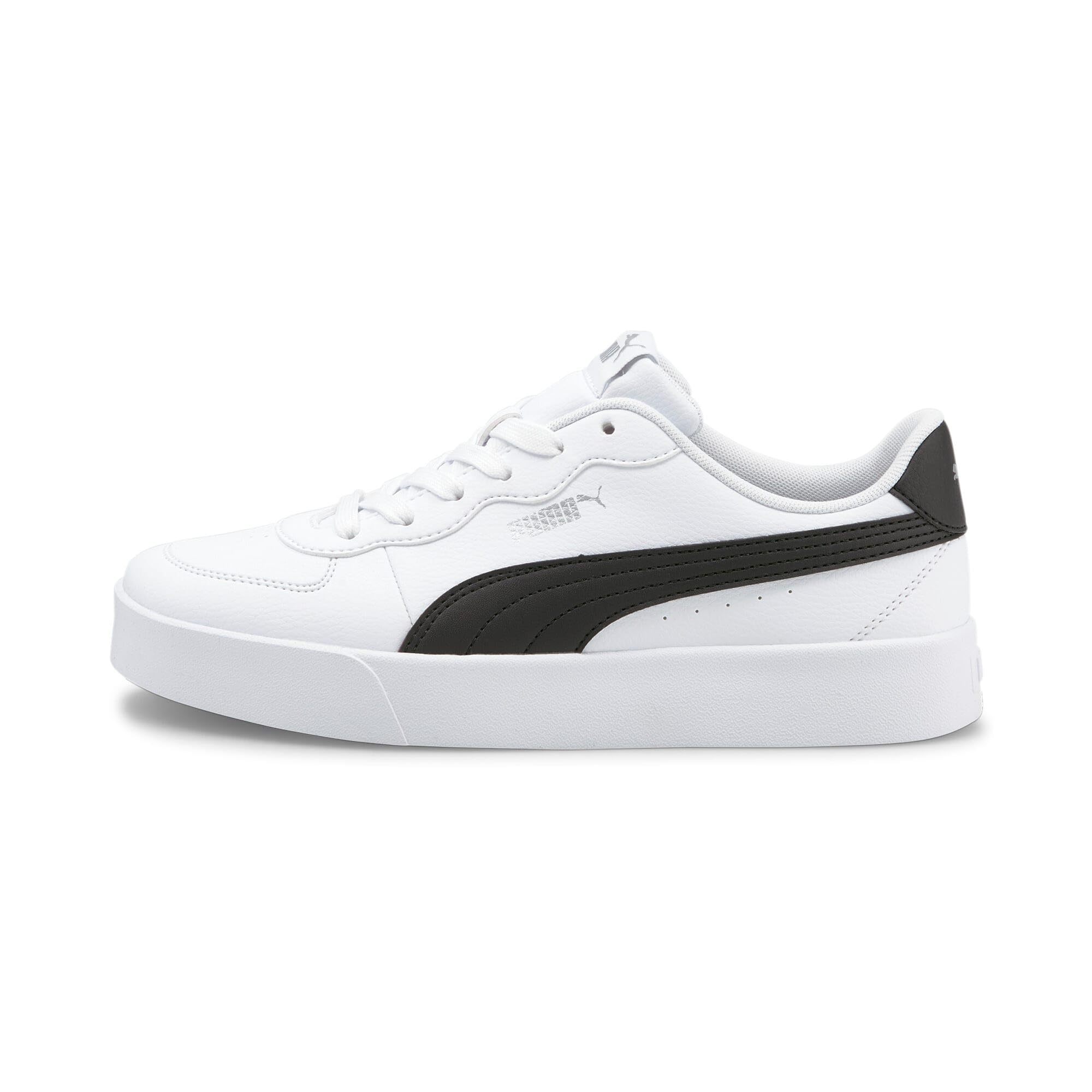 Puma Skye Clean Women's Trainers Kadın Spor Ayakkabı, Puma White-Puma Black, 38