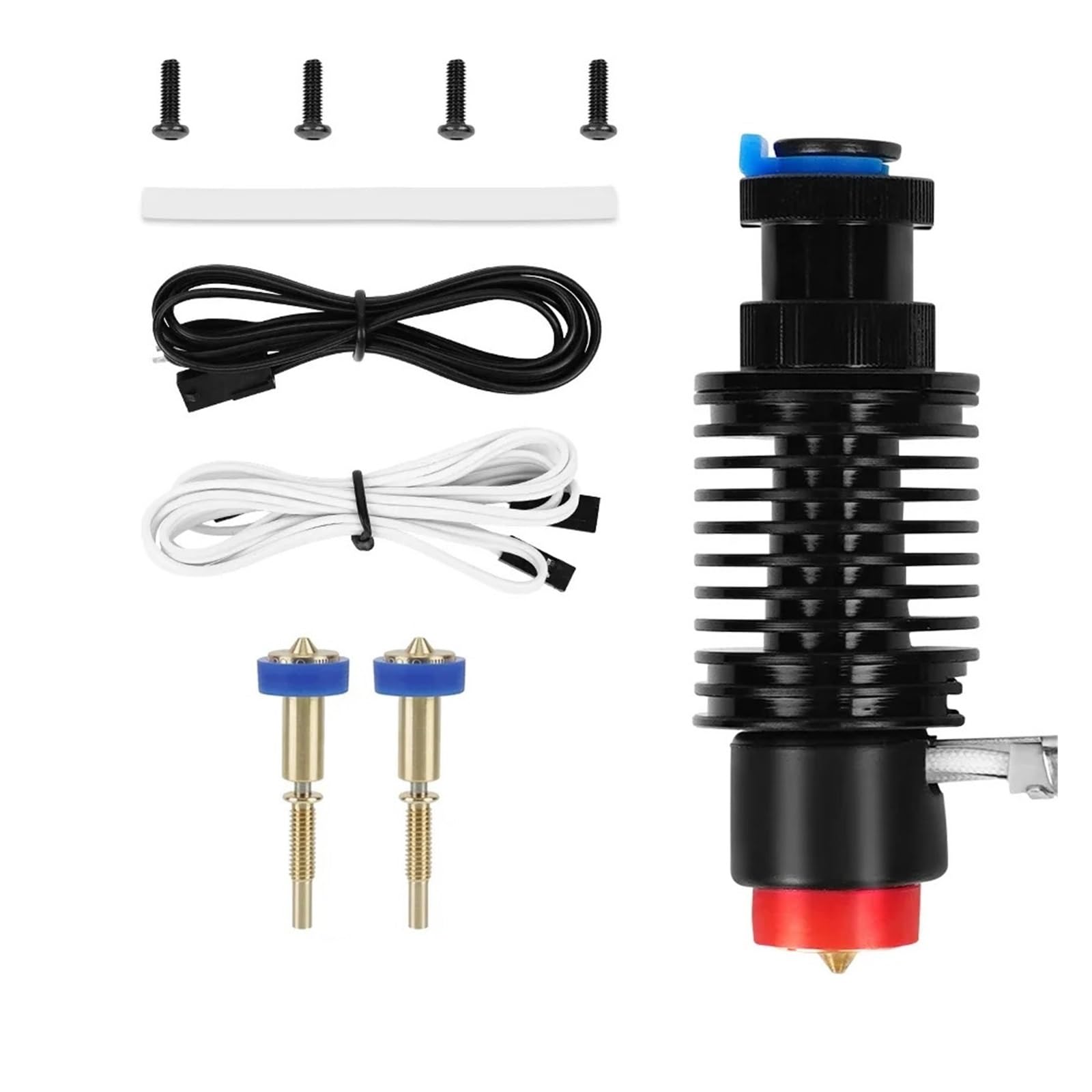 Verbessertes E3D Revo Keramik-Hotend-Kit, schnelle Heizheizung, schneller Düsenwechsel, kompatibel mit Creality Ender 3/V2Pro H2 V2S und Voron 3D-Druckern(0.6mm Kit)