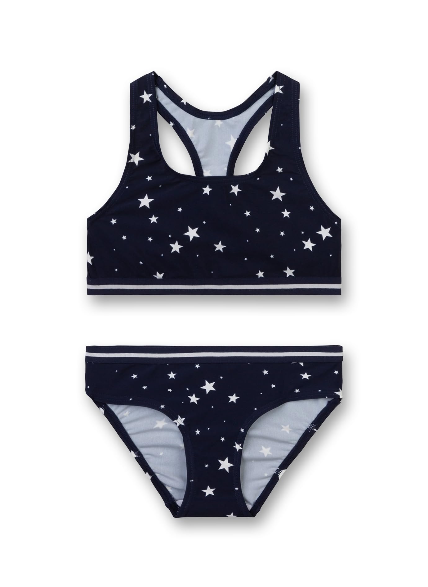 Sanetta Mädchen-Bikini | Bequemer und anschmiegsamer Bikini aus Polyamid-Mix für Mädchen. Bademode für Kinder 116