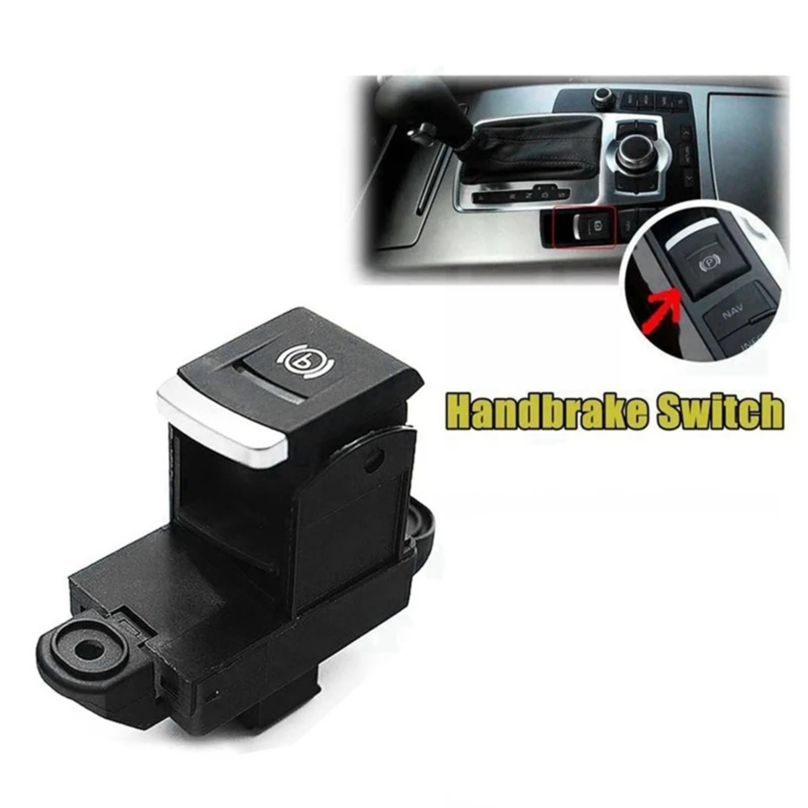 Actuador Electrónico Freno Estacionamiento Para A6 A6L 4F1927225C Interruptor Freno Mano Electrónico Botón Estacionamiento Negro Coche