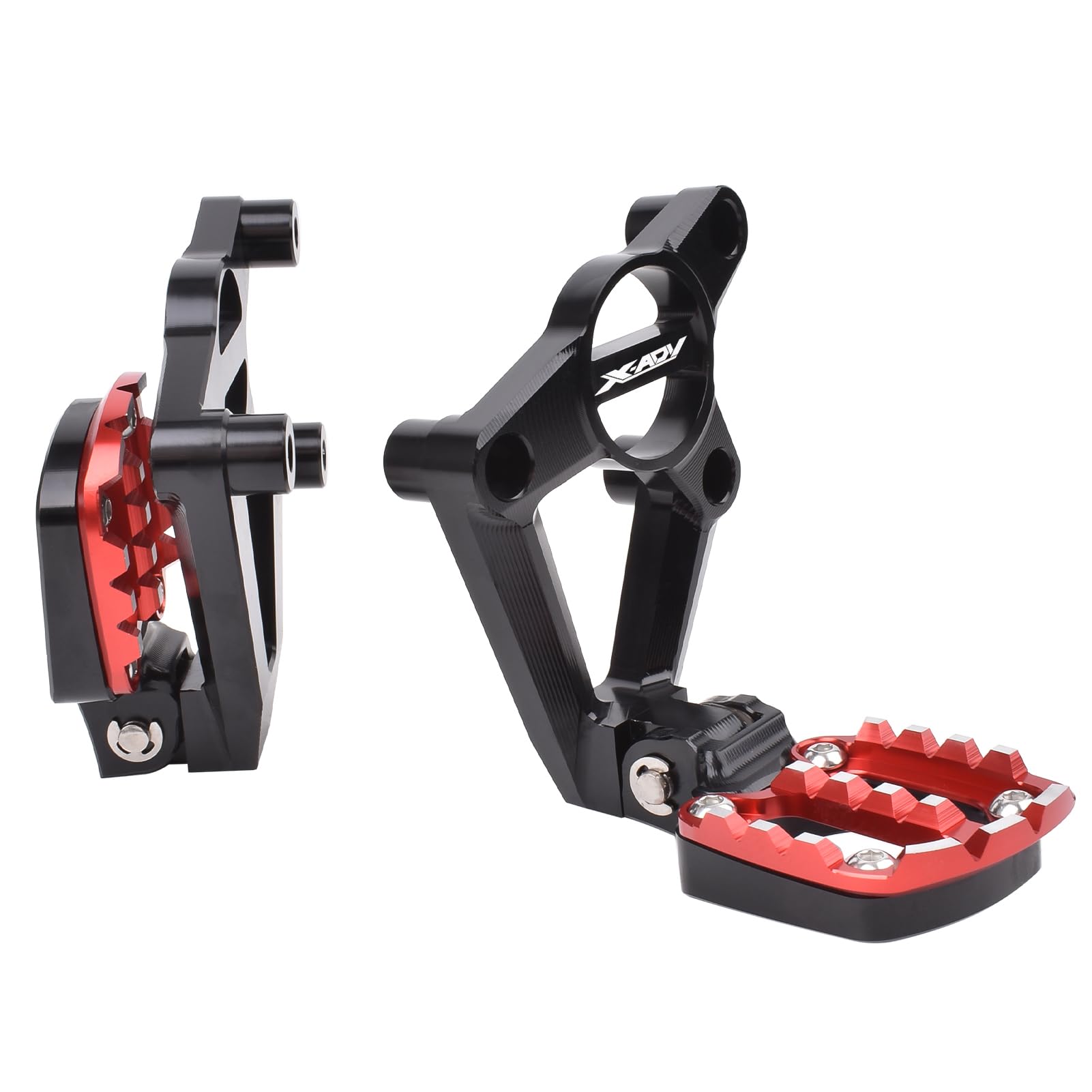 Poggiapiedi posteriore poggiapiedi posteriore Replacement for X ADV750 X-ADV 750 XADV 750 2017 2018 2019 2020 pedane moto pedane pedane passeggero (Rosso)