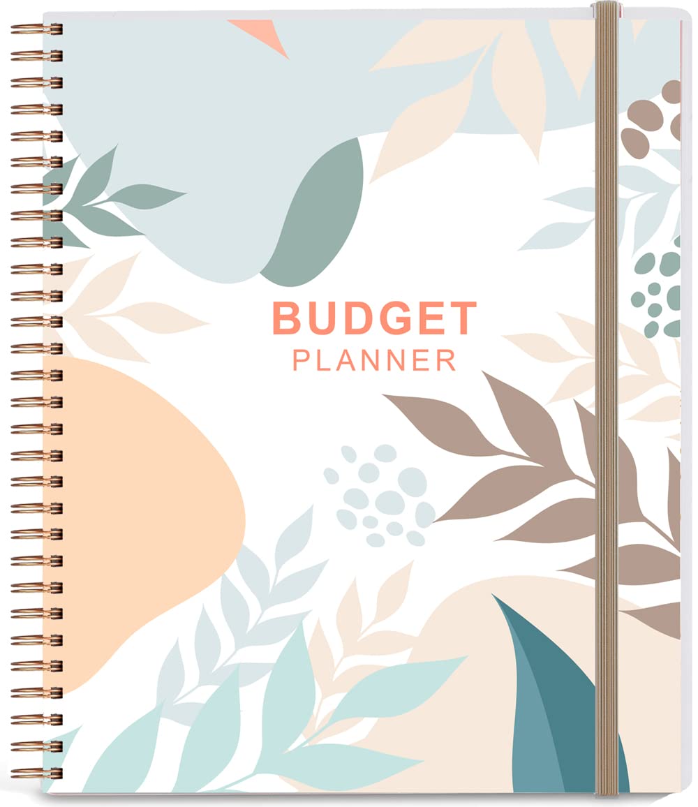Budgetplaner & Monatlicher Rechnungs-Organizer mit Taschen, Ausgaben-Tracker-Notizbuch, Budgeting-Tagebuch und Finanzplaner, Budgetbuch zur Kontrolle Ihres Geldes, PP-Cover, 20,3 x 24,1 cm –