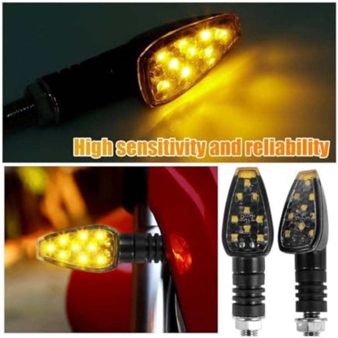 Mini uniwersalne wskaźniki Kierunkowskazy motocyklowe 4 szt. Uniwersalne akcesoria motocyklowe Kierunkowskazy LED 9 kierunkowskazów LED migacze migacze