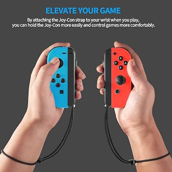 MOSAHOLL Wrist Strap for Switch Controller 2 Pack Lanyard Replacement Parts Accessories for Joycon Controller
