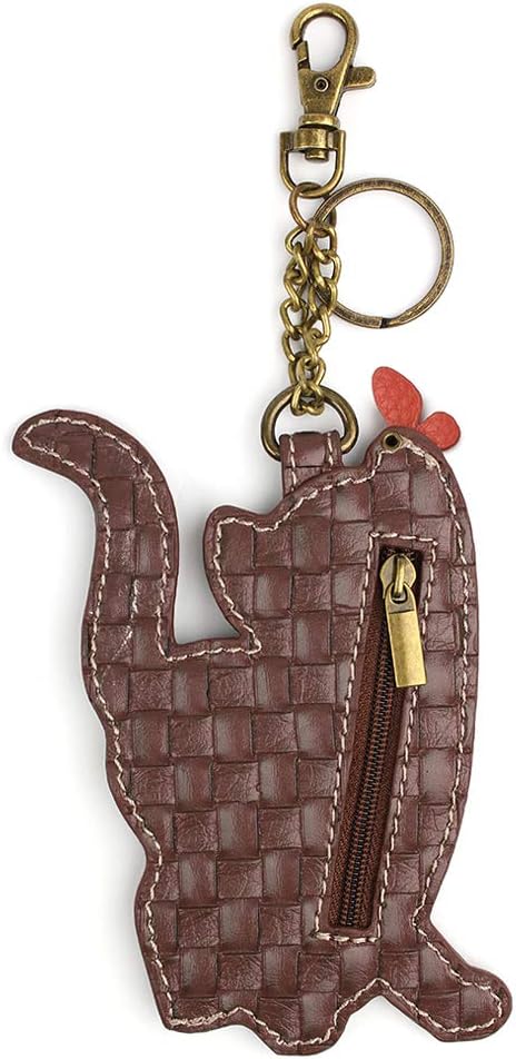 CHALA Cat Collection Women's Decorative Key Fob/Coin Purse Accessory (Slim Cat) - Image 2