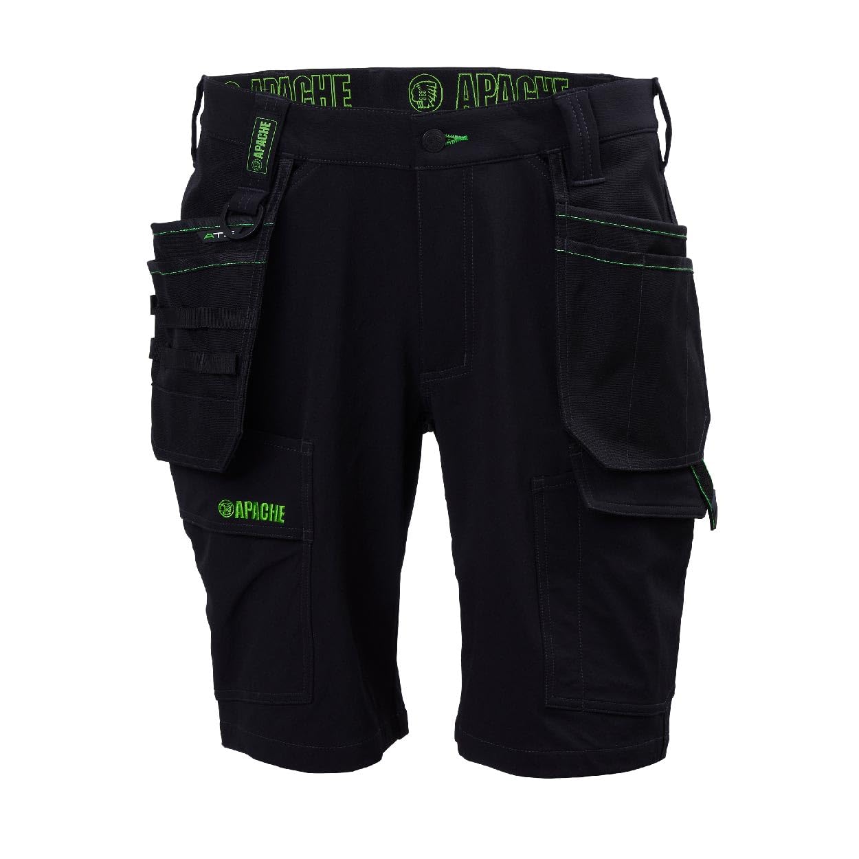 ApacheMen's Whistler Slim Fit Stretch Holster Pocket Short Work Utility Shorts (Pack of 1)