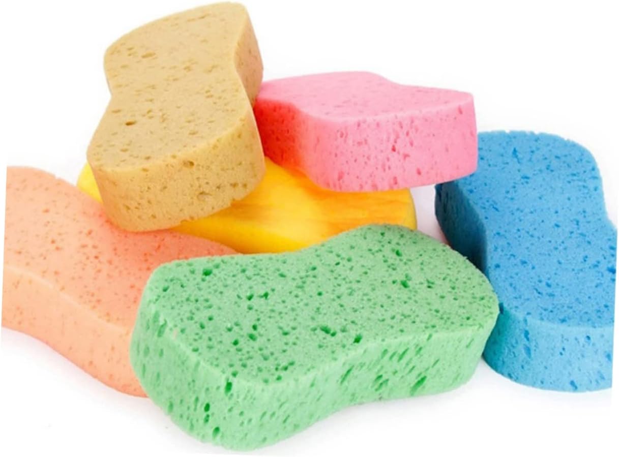 Gatuida Car Wash Sponges Bone Design 5 Piece Sponge Set for Washing image 4