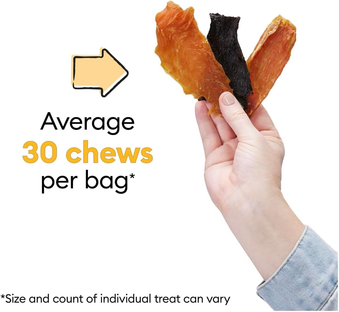 Wiggles & Wags Jerky Cuts Dog Treats, Assorted Chicken, Tuna and Pork, 16 Ounces with a DN Essentials Bone Shaped Waste Bag Dispenser & Free Roll