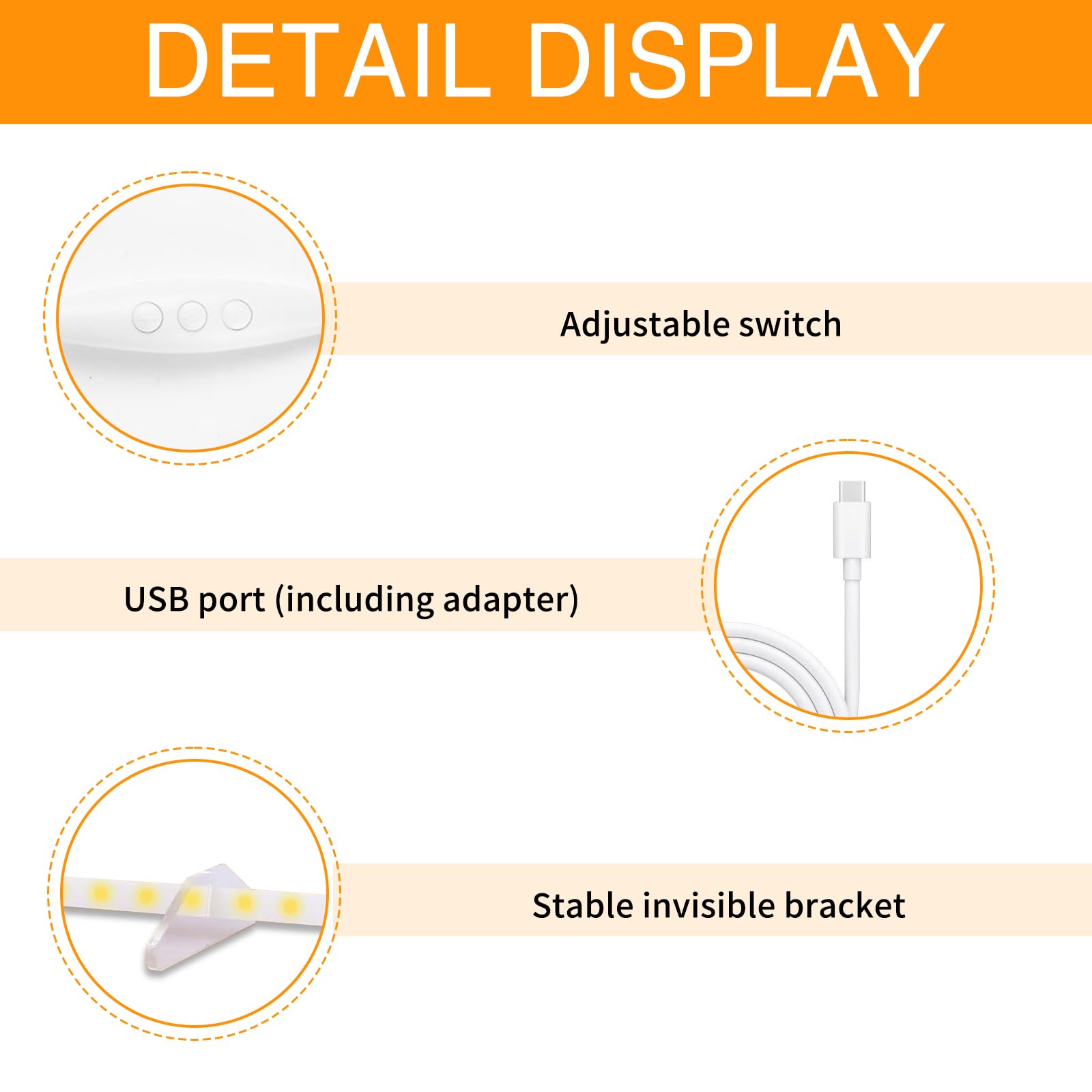 Tablero de Notas Acrílico Luminoso LED 35x25CM para Niños Oficina Escuela Café