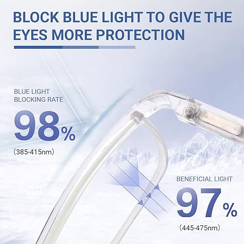 Miniatura 3 de TERAISE Gafas de lectura de luz anti-azul de la moda hombres mujeres lector de computadora