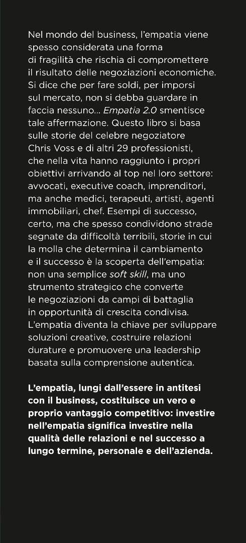 Empatia 2.0. Il Nuovo Codice del Successo. Come eccellere nel lavoro e nella vita partendo dalla comprensione per gli altri