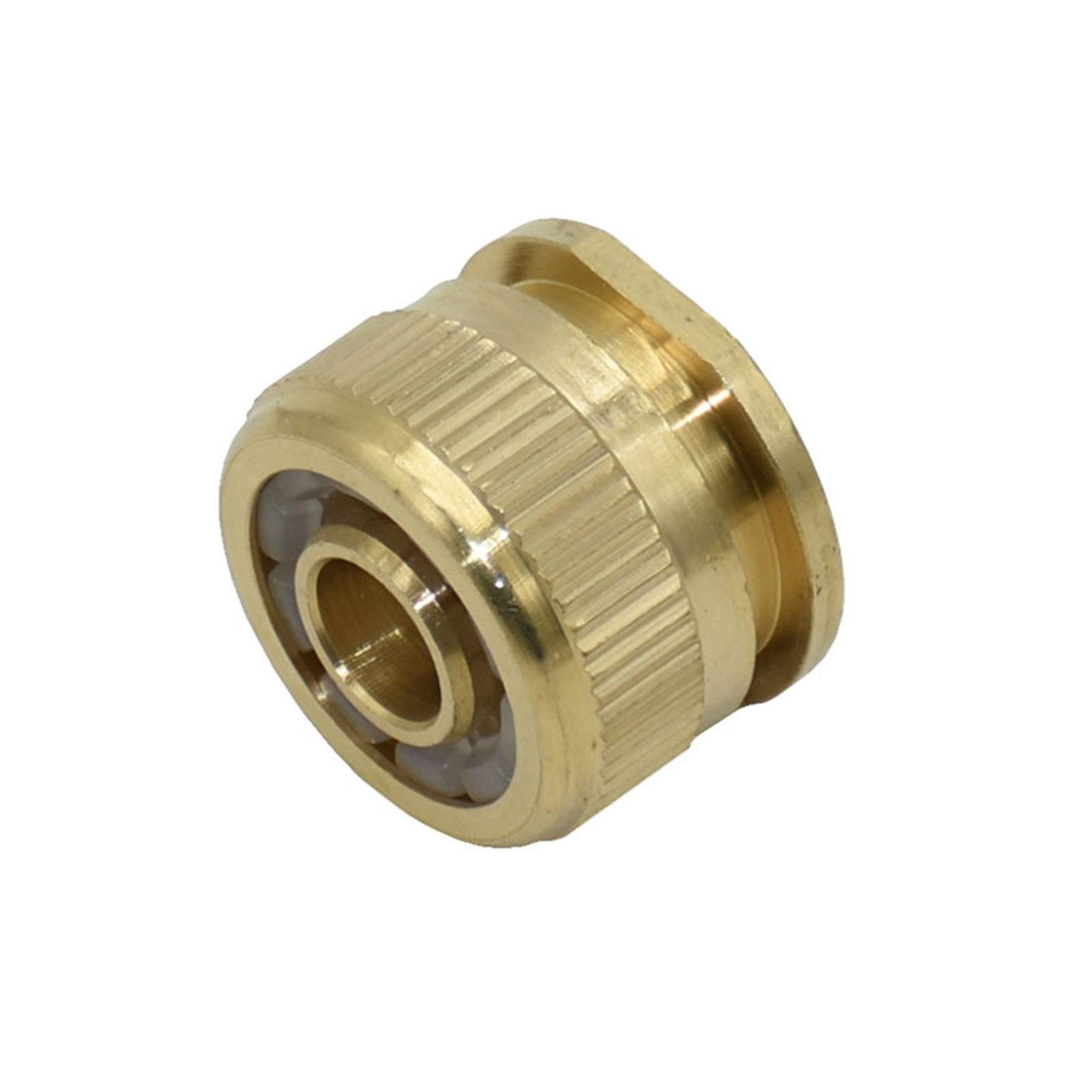Schlauchverbinder 1/2 Zoll auf 16 mm Innengewinde Schlauch-Schnellkupplung Messing 1/2 Schlauch Kupfer Metall Gewinde Wasserrohrkupplung 20