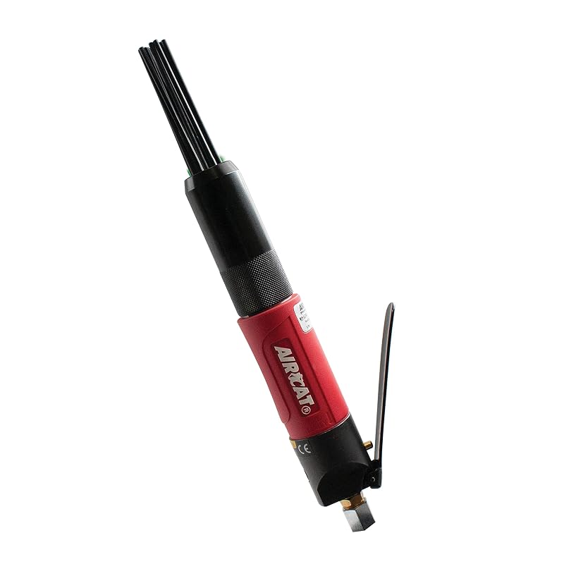 Escariador pneumático compacto de agulhas AIRCAT 6390, 4.800 golpes por minuto, curso de 3,2 cm