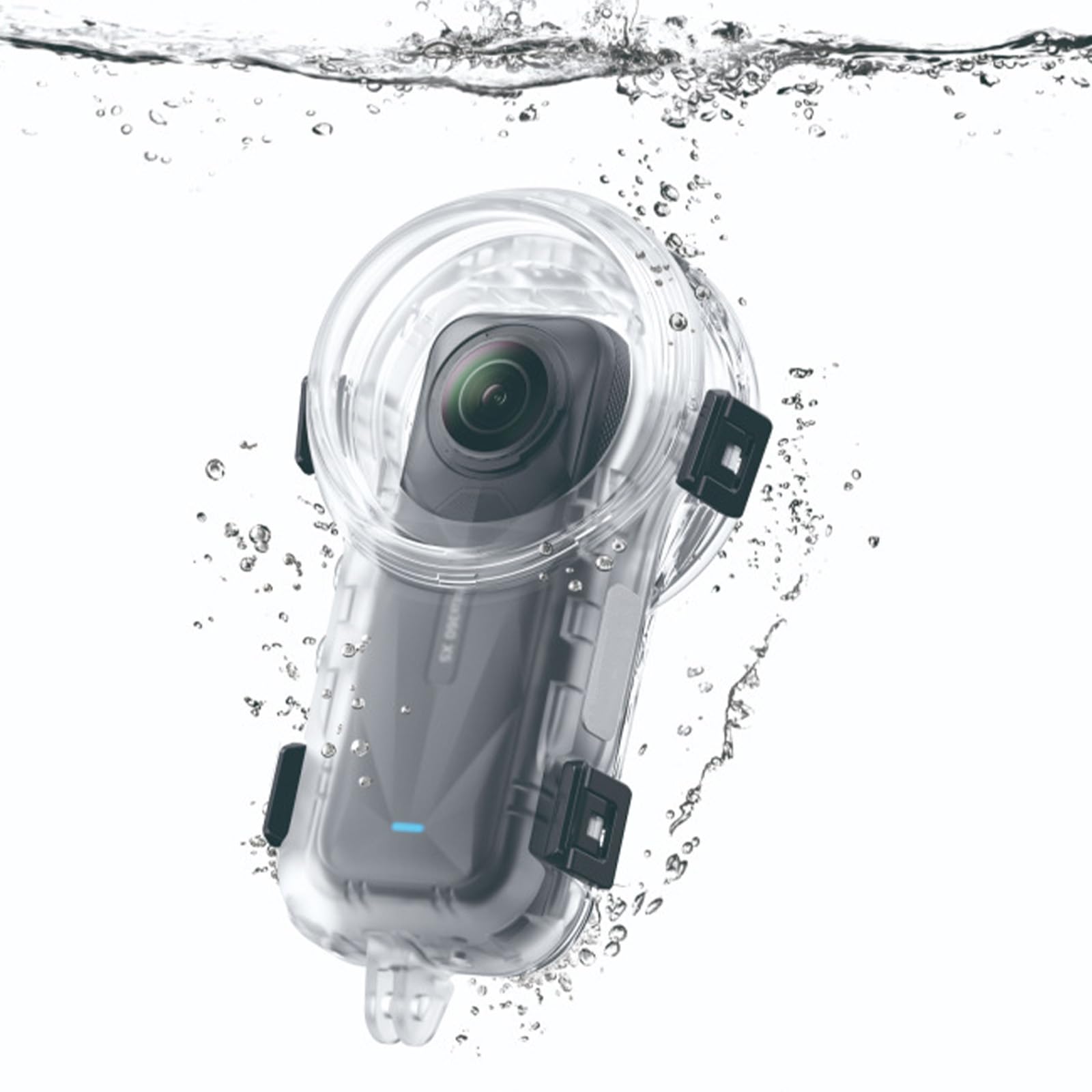 Boîtier étanche pour Insta360 X5, 60M Caisson de plongée Invisible sous-Marin Boîtier Étui de Protection Accessoires pour Insta360 X5