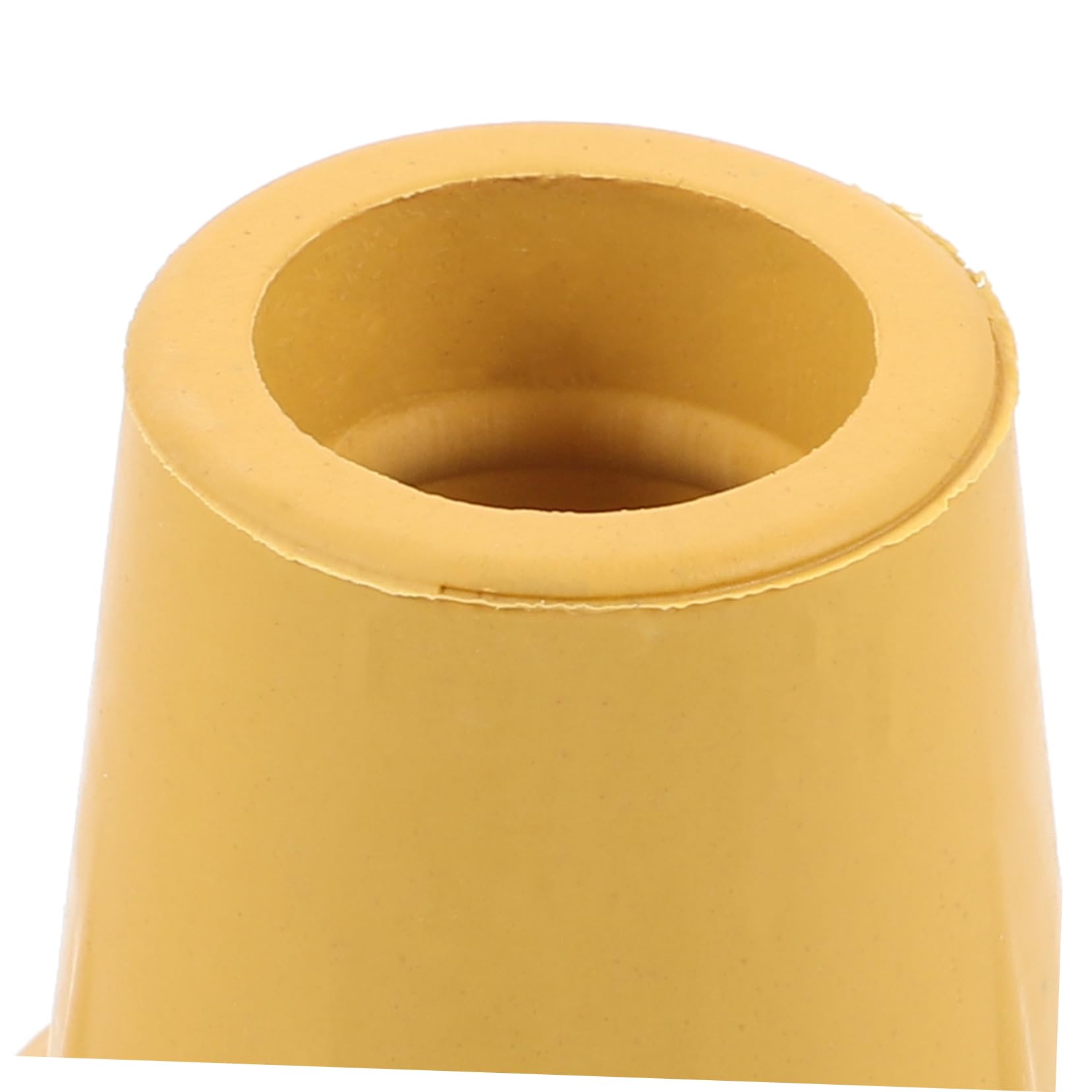 Muletas Cubiertas De Punta De Poste Engrosadas Cauchos Gorras De Bastón Almohadilla De Muleta Antideslizante Puntas De Bastón De Goma Yellow 4 Piezas X 4