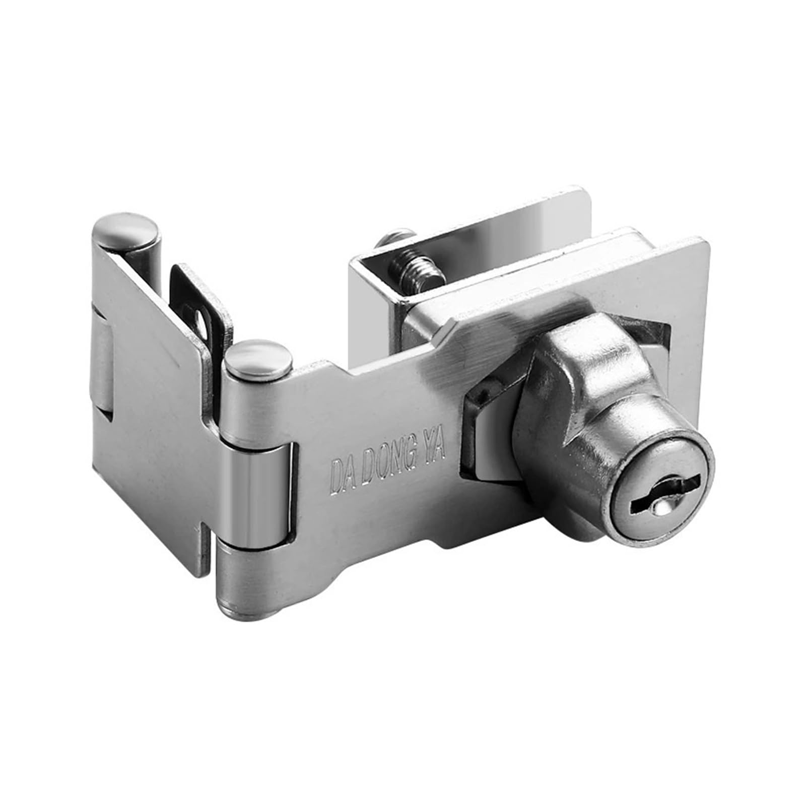 SJLOYNWQ 1 Set Alloy Perforated Glass Cabinet Lock Display with Key(C3)