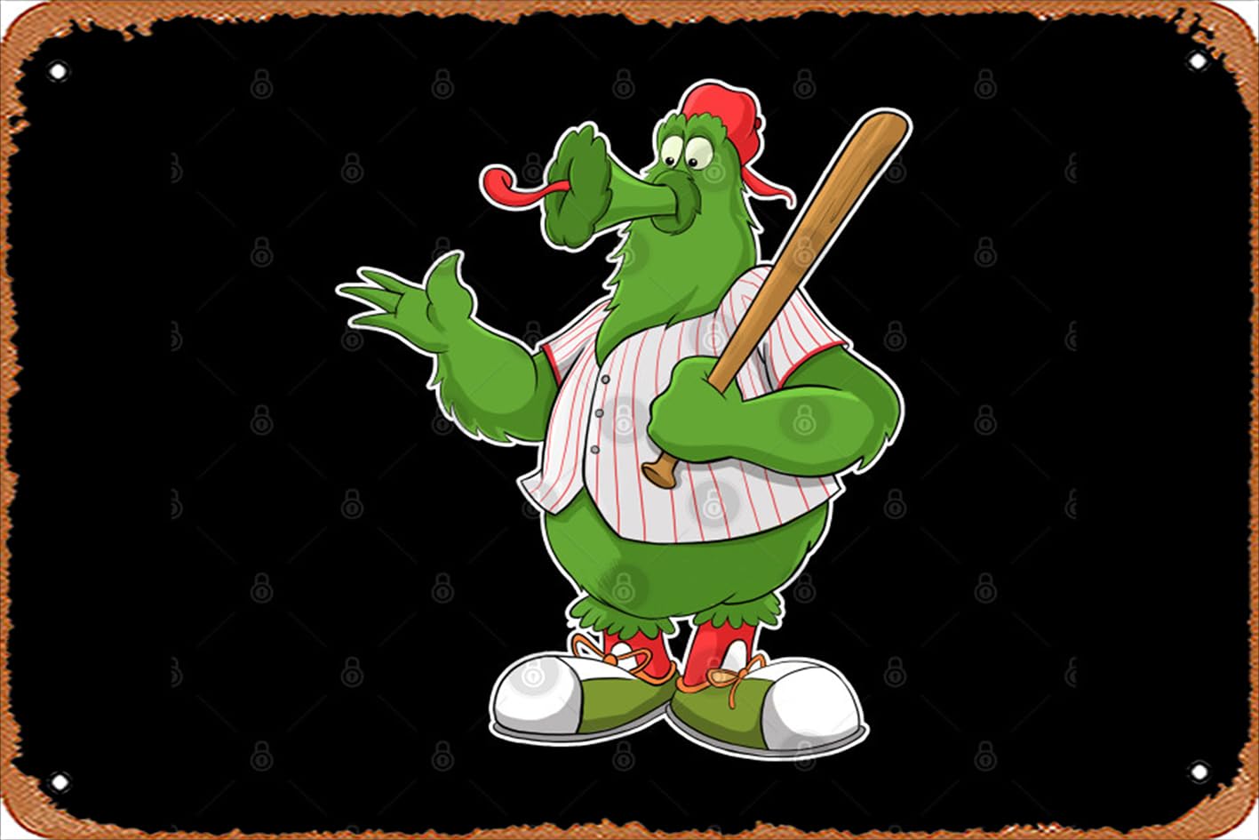 Amazon.co.jp: Zuhhgii レトロ ブリキ看板 フィリー