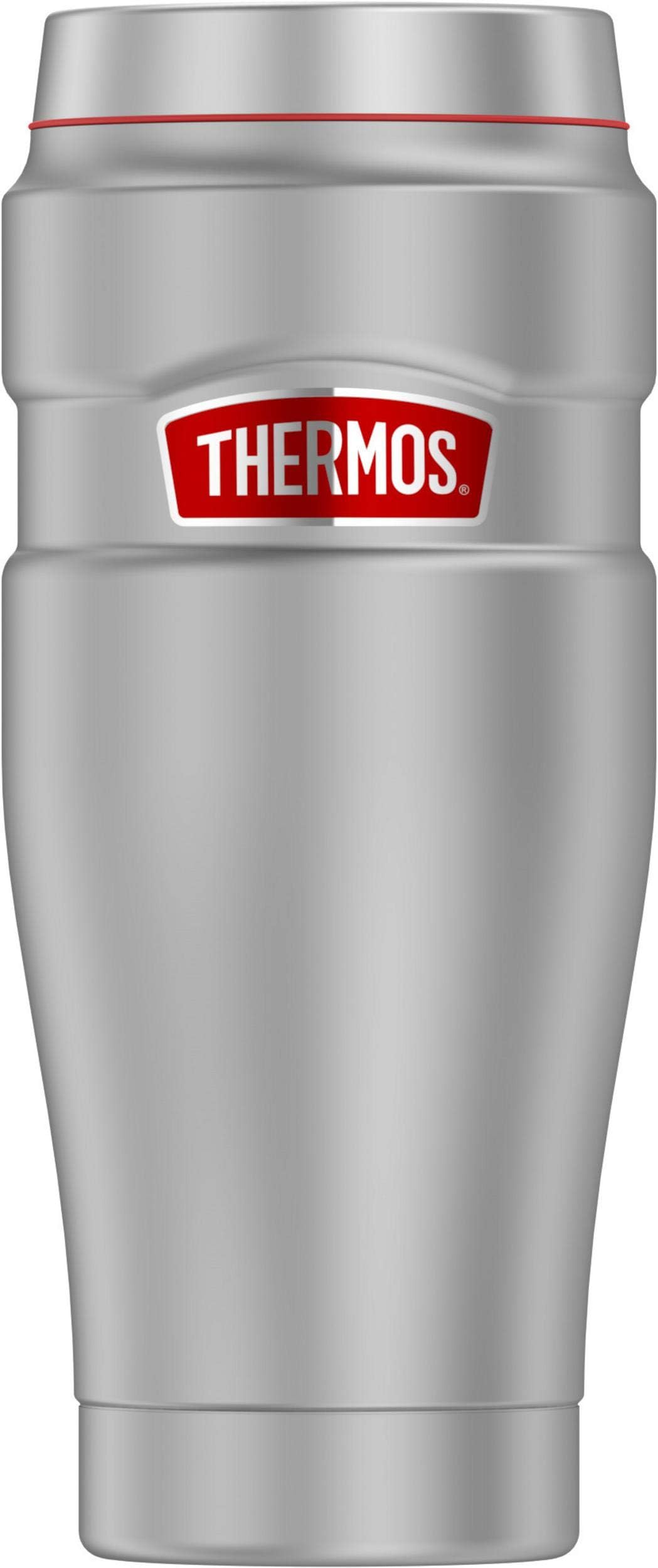THERMOS Stainless King SK1005 Vacuum-Insulated Travel Tumbler, 16 Ounce, Stainless Steel