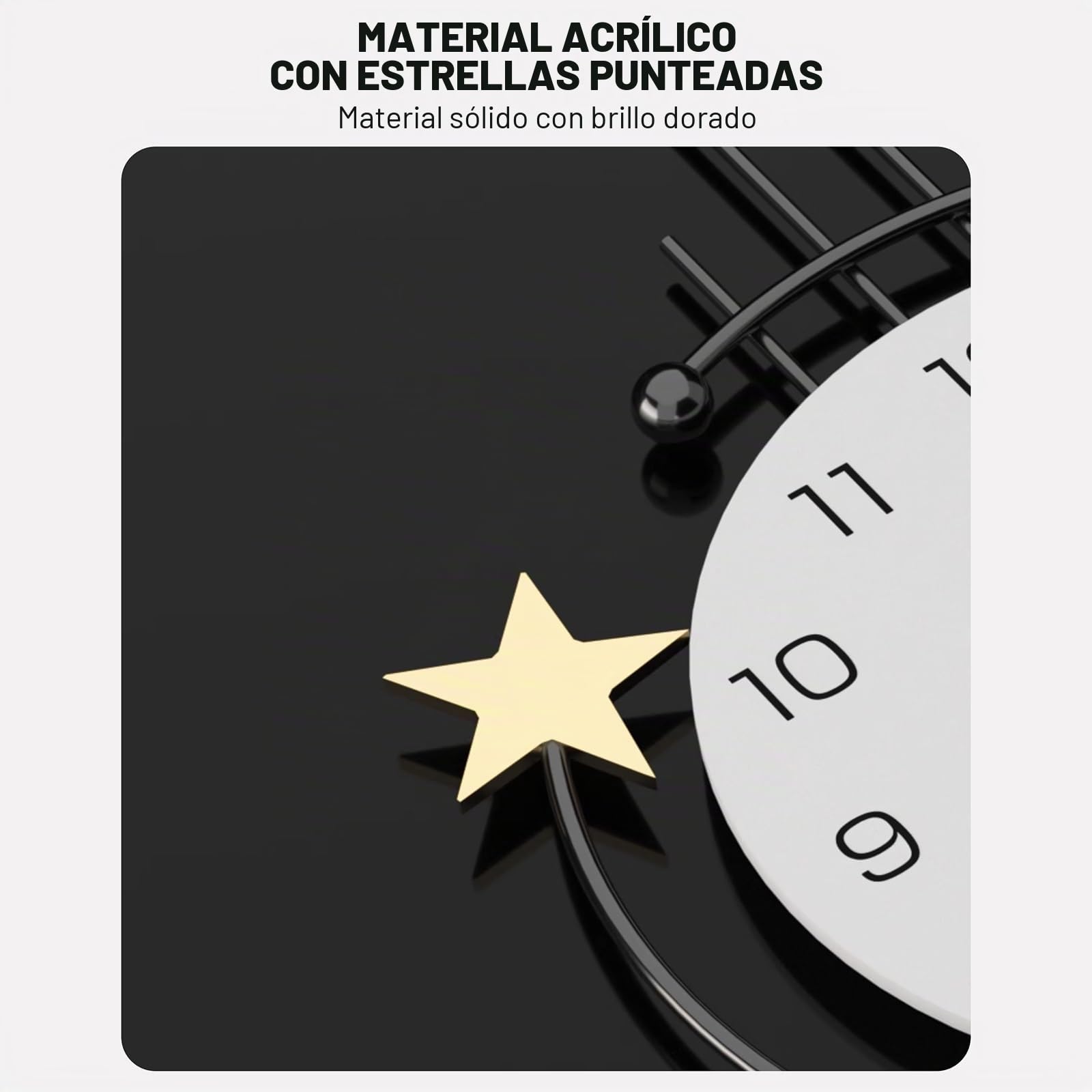 Reloj de Pared Grande,Moderno Reloj de Pared Redondo de Metal,con Movimiento Silencioso,para Oficina,Sala,Dormitorio.(36x76cm)