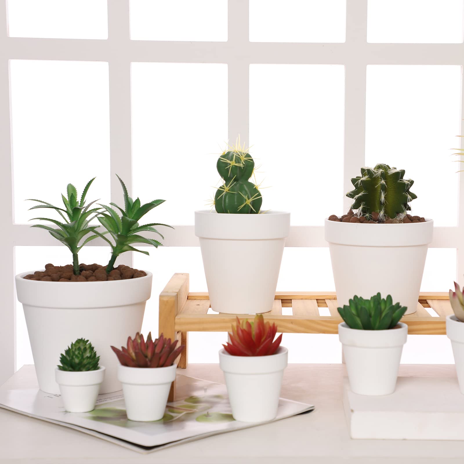 Amazon.com: Yishang 1.9 Inch Tiny White Terracotta Pots Pack of 12