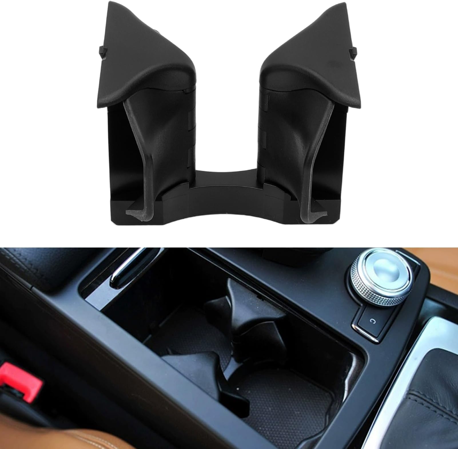 FineBoing Center Console Drink Cup Holder For C Class E Class W204, S204, W212, S212, C207, A2046802391