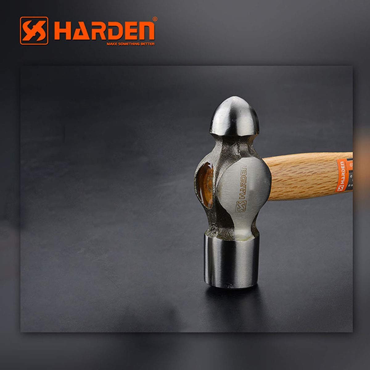 Harden 450 Grams Ball Pein Hammer Oak Handle Professional Series - 590134 2