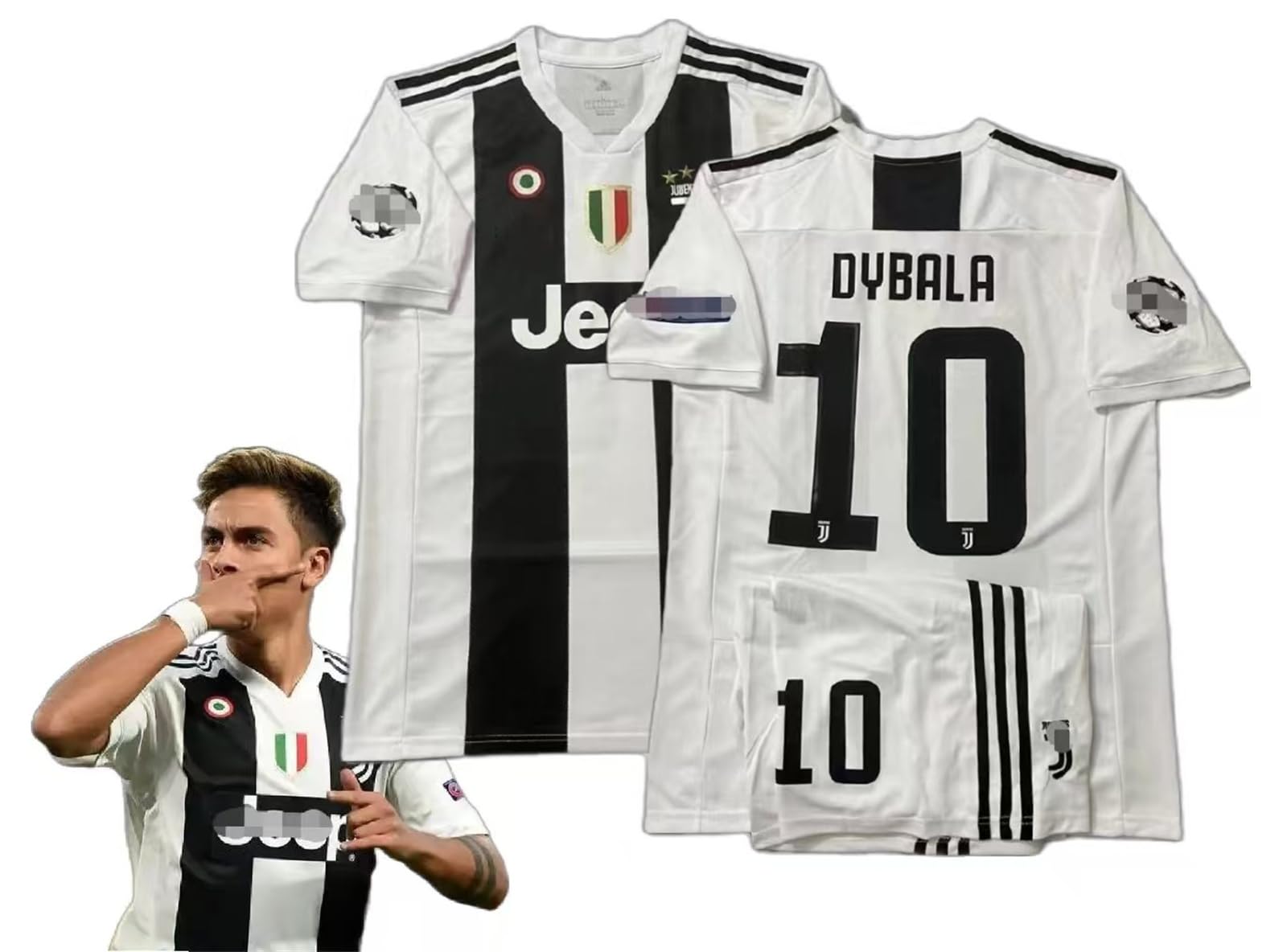 【タグ付き新品】ユベントス ディバラ 18/19 ユニフォーム Lサイズ 新品/タグ付き】19/20 ユヴェントスFC ♯10 ディバラ【2XOサイズ