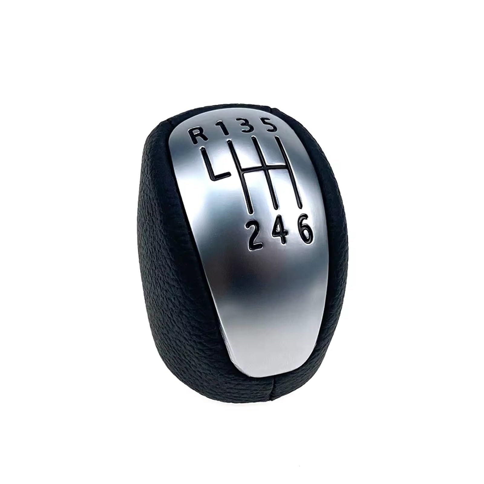 CVCMGDGNEA Gear Lever Knob for Laguna III MK3 2007-2014 PU Leather Gear Shift Knob Manual