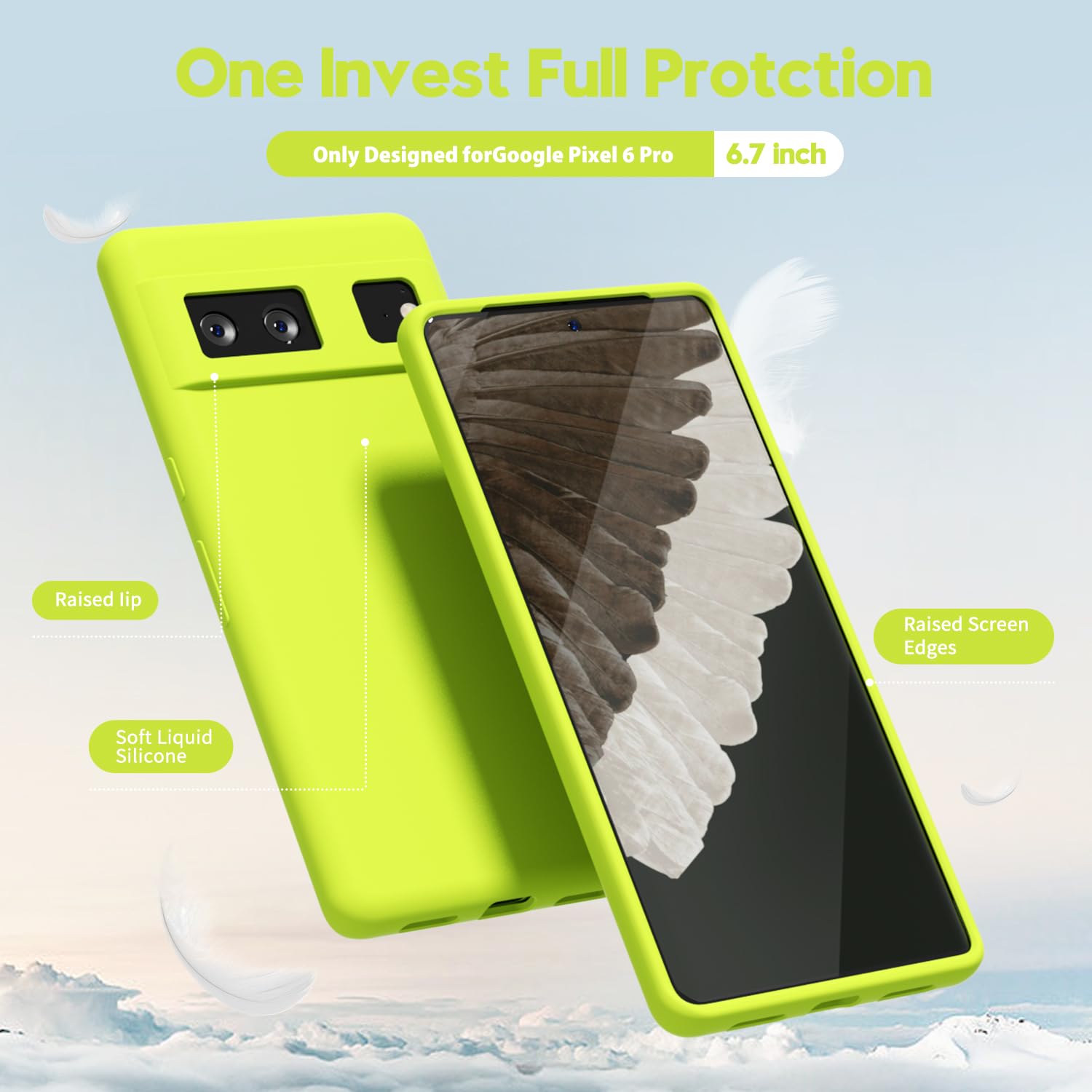 Amazon.com: oakxco for Google Pixel 6 Phone Case Liquid