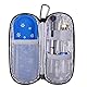 Yarwo Diabetiker Tasche mit Kühlakku für Insulin, Insulin Kühltasche für Zuckerkrank Medikamente, Reisetasche für Insulin Pen, Insulinspritzen, Insulin und Andere Diabetikerzubehör, Grau