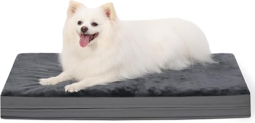 Miniatura 13 de Vonabem Camas Impermeables XL para Perros de Tamaño Grande - Almohadilla Ortopédica Lavable para Exteriores de Jaula, Cama de Perrera de Cuero
