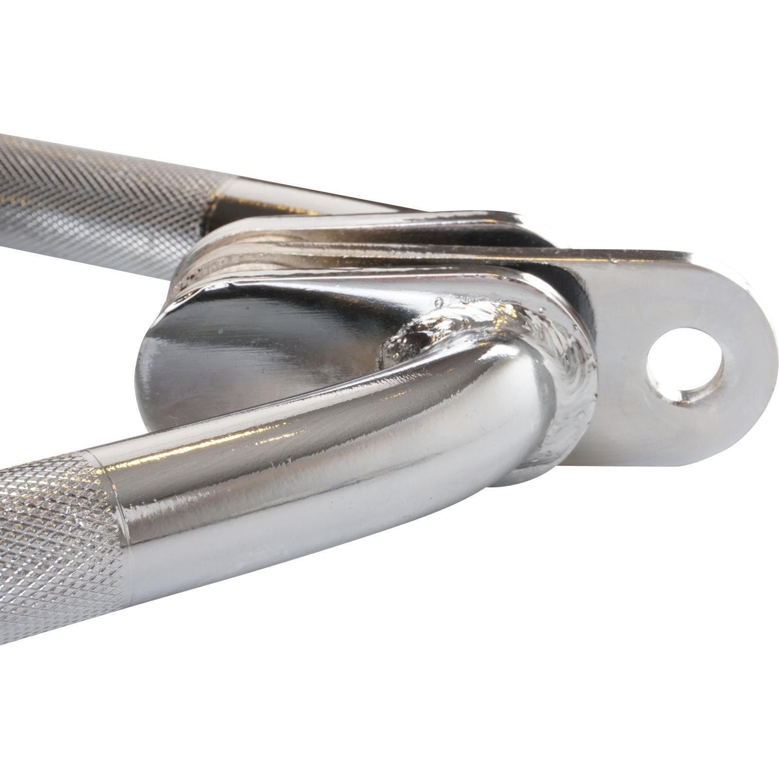 ScSPORTS® Poignées Traction - Accessoires pour Latéraux Multiples, Antidérapantes, Acier, Chromé - Attaches Câbles, Salle de Sport, Musculation : ScSPORTS