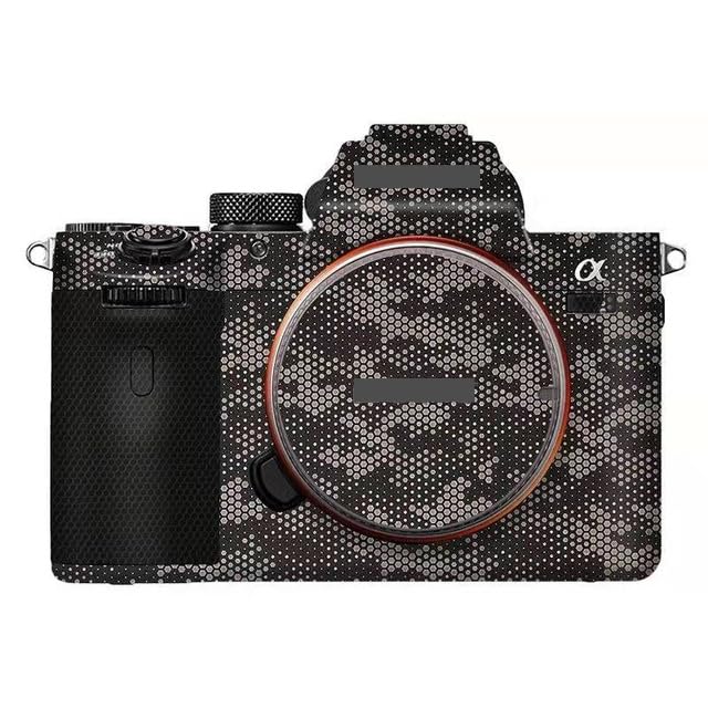 Image of Anti-Scratch Camera Cover Skin Sticker for Sony Alpha 7 IV /A7M4 /A7IV Camera Protector Film Skin (Mamba Titanium)