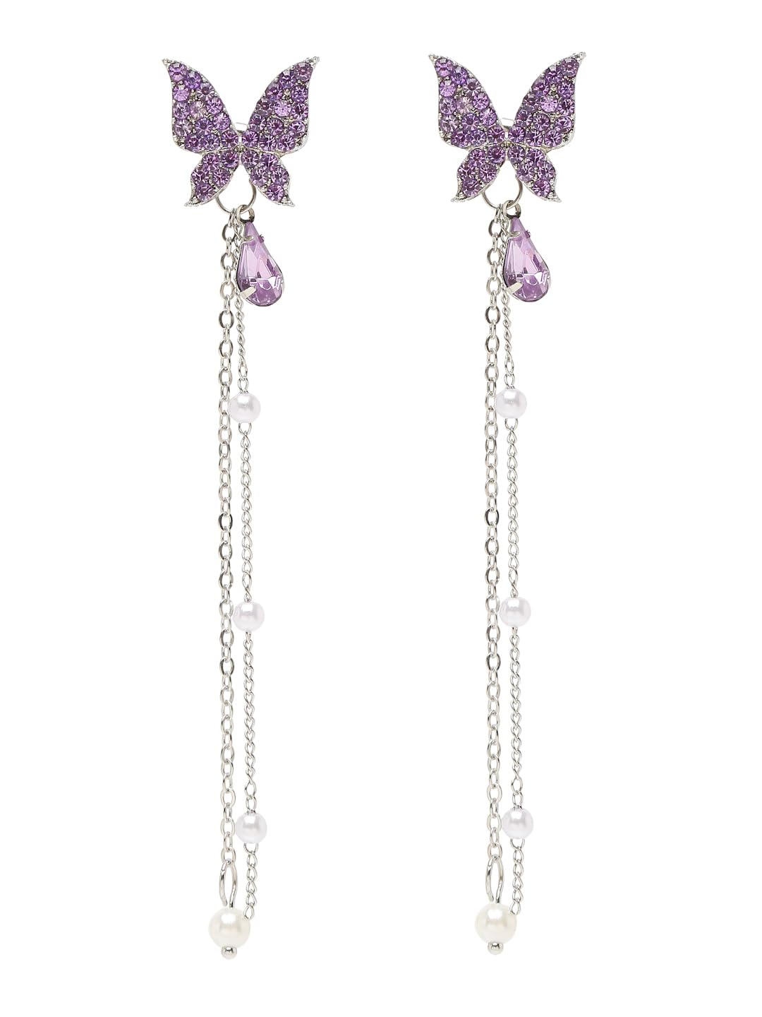 YouBella Fashion Jewellery Celebrity Inspired Stylish Butterfly Dangler Earings Earrings for Women and Girls (Gold) (YBEAR_33381A) (B0D2TV8LCT) Amazon Price History, Amazon Price Tracker
