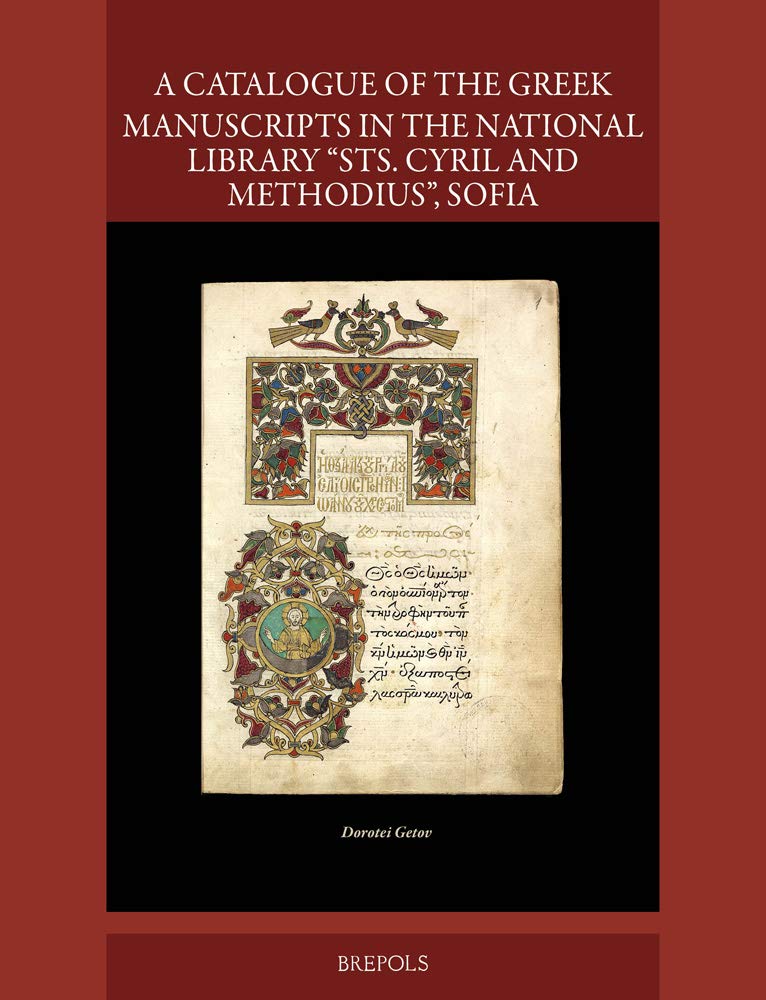 Catalogue des manuscrits grecs de la Bibliothèque nationale de Sofia