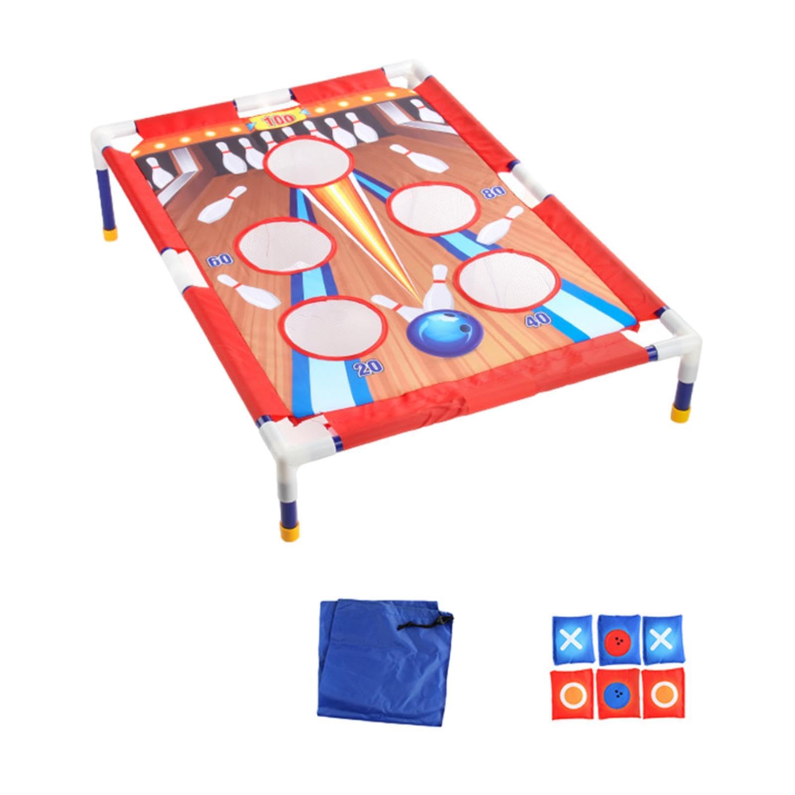 ATORSE™ Bean Bag Toss Game Kit Educationanl Toy Sandbag Throwing for Carnival Sports red-image-41