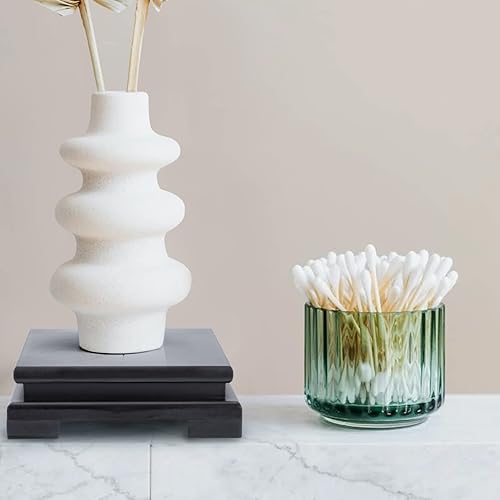 Miniatura 4 de Operitacx Base de madera Soporte de jarrón de madera Soporte de exhibición chino Base de tetera Soporte de estatua de Buda cuadrado Soporte de