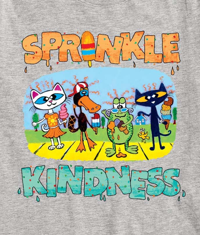 Pete the Cat - Sprinkle Kindness - Toddler and Youth Short Sleeve Graphic2