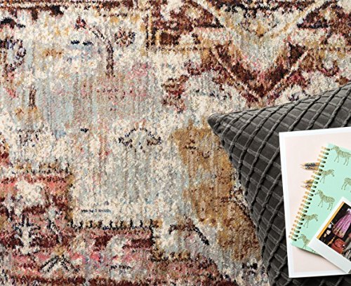 Loloi Anastasia Area Rug, 2'-7" X 10'-0", Slate/Multicolor #TOP3