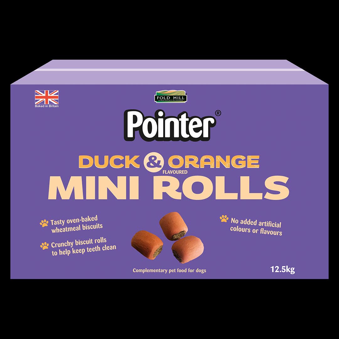 Pet Things Pointer Duck & Orange Flavoured Mini Rolls 12.5kg