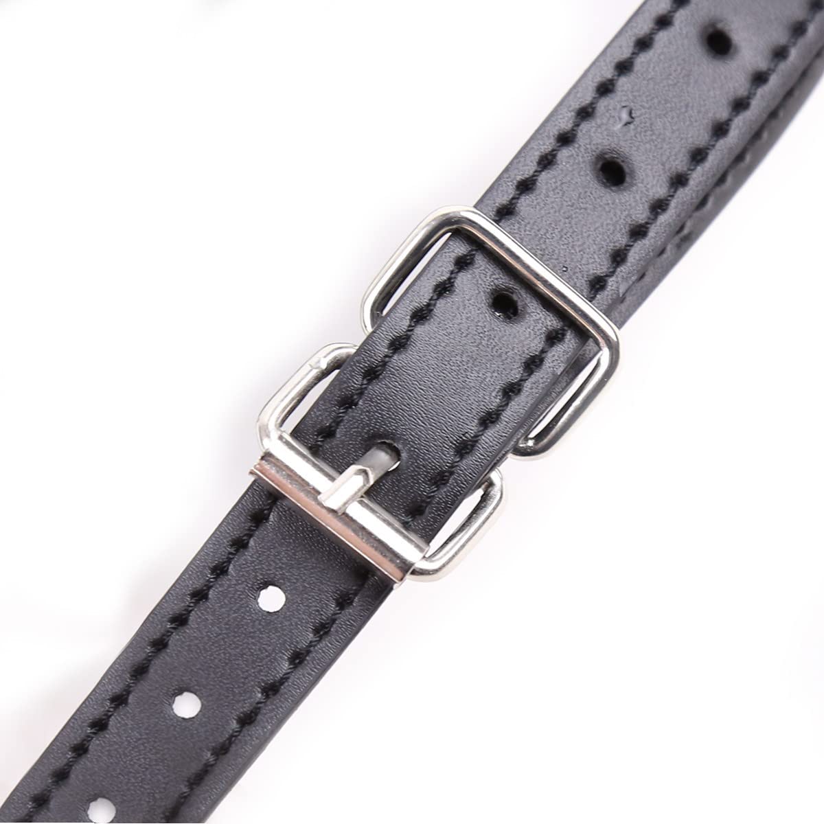 Noir L - Boule Gag À Bouche Ouverte En Silicone Souple, 3 Tailles, Boule D'esclave De Bondage