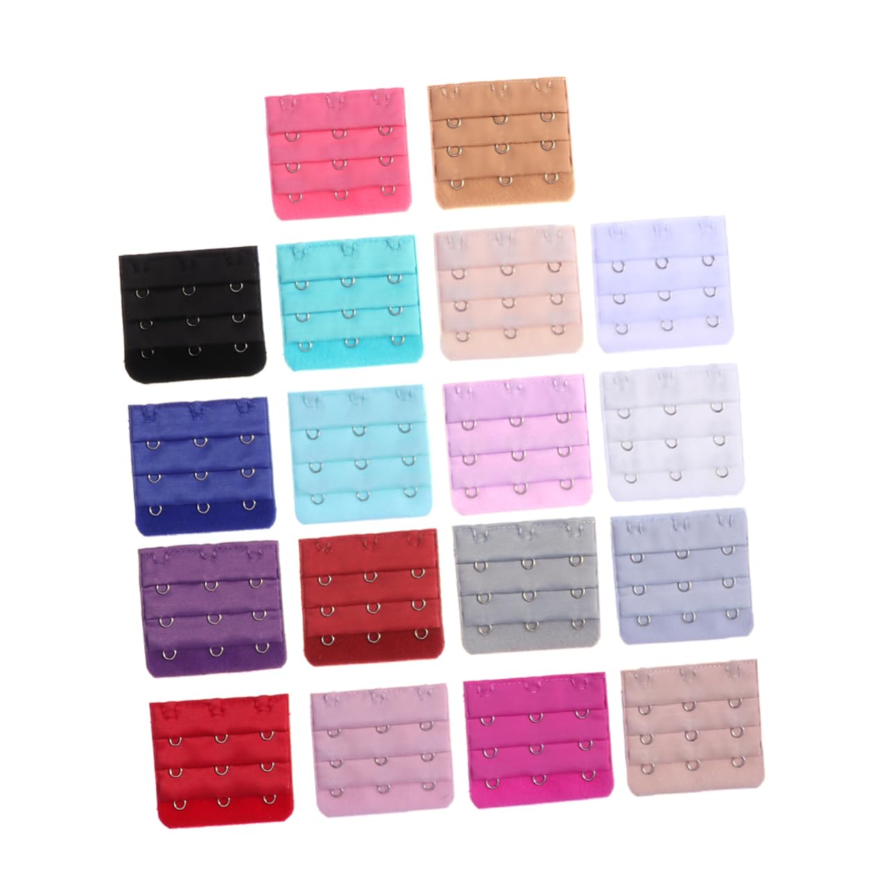 GALPADA 108 Stück BH-Verlängerung 3 Haken Büstenhalterverlängerungen BH-Verlängerung 2 Haken BH-Haken-Verlängerung BH-Schnallenverlängerung BH-Verschluss BH-Verlängerer mit 3 Haken