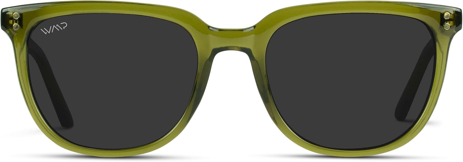 WearMe Pro Polarized Classic Retro Flat Square Unisex Sunglasses