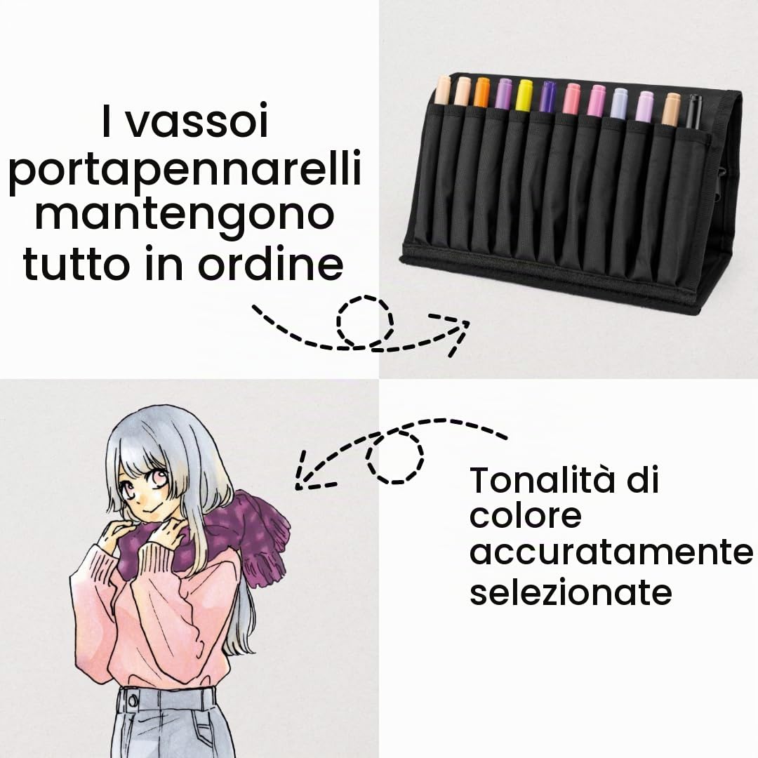 Copic 22075733 Ciao Astuccio da 12, Streghe