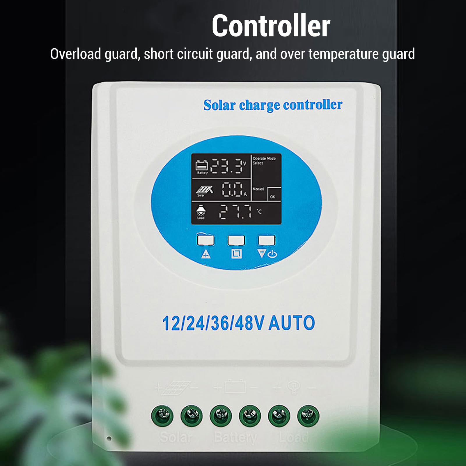Controlador de carga solar MPPT con conversión de alta eficiencia para autocaravanas y yates marinos, 12 V, 24 V, 36, 48 (100 A)